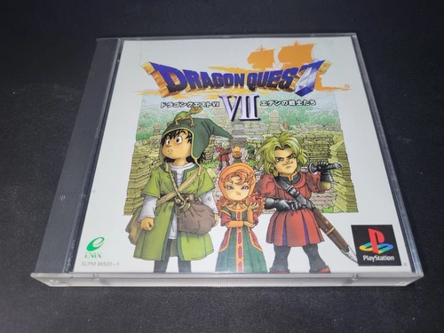 Dragon Quest VII Eden no Senshi Tachi Warrior Playstation 1 PS1 Japan Imp MINT!