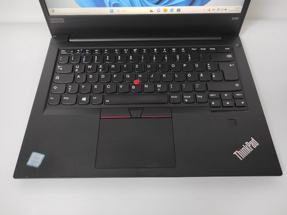 PORTATILE NOTEBOOK LENOVO E490 INTEL CORE I5-8265U 16GB RAM 512GB SSD WINDOWS 11 - Immagine 2 di 4