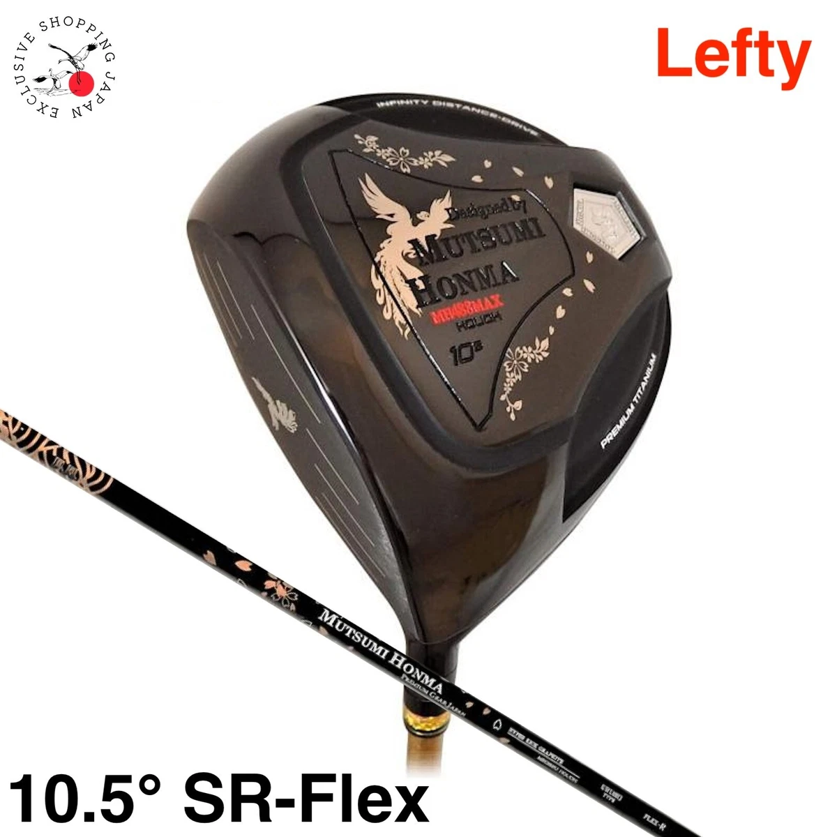 Driver De Golf Mutsumi Honma MH488X Right Hand 10.5° Flex R - Neuf Du Japon