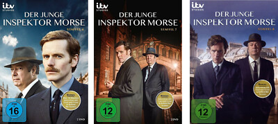 6 DVDs * DER JUNGE INSPEKTOR MORSE -STAFFEL / SEASON 6+7+8 IM SET # NEU OVP &