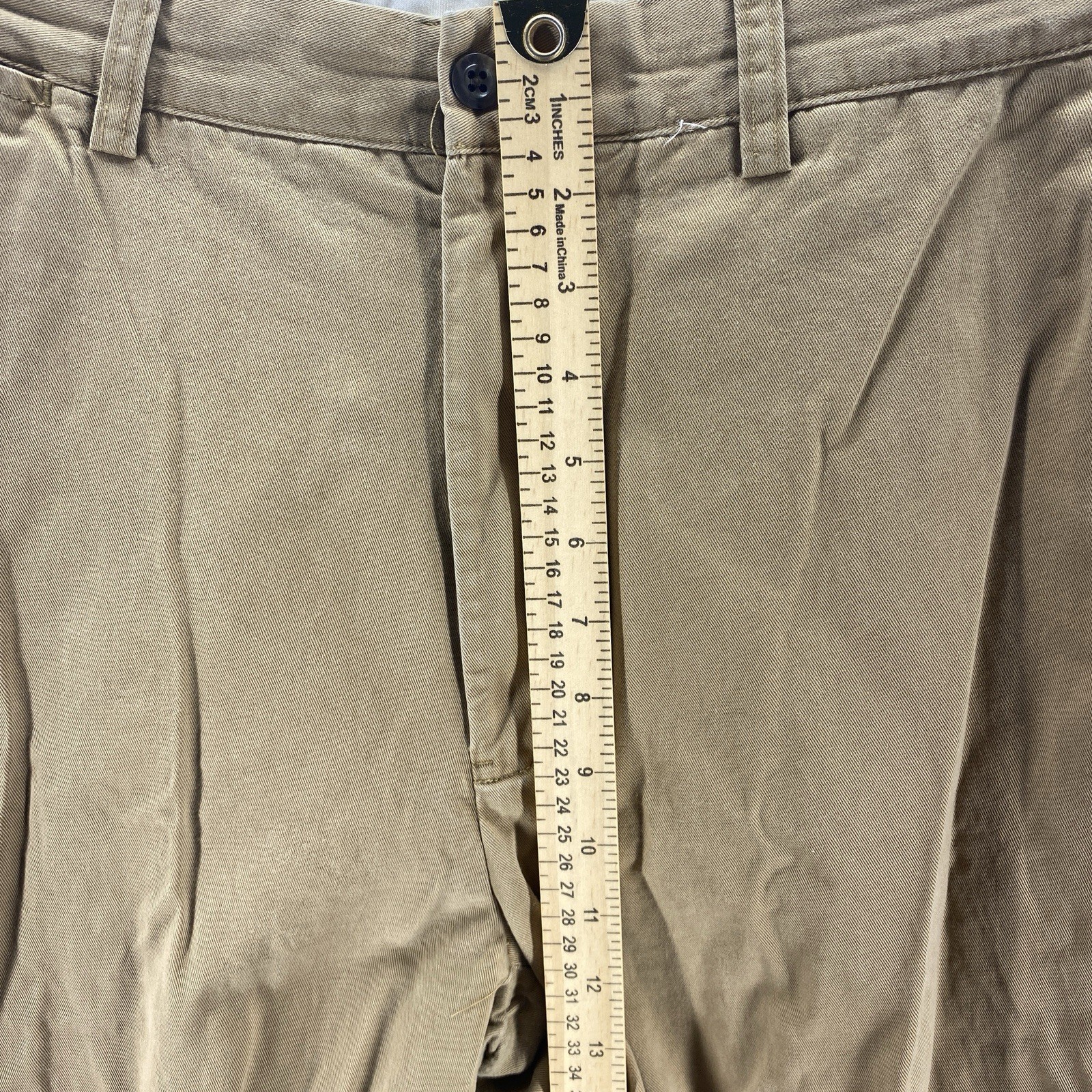 Ralph Lauren Pants Mens 36X32 Beige Prospect Mid Rise Workwear Preppy Outdoor thumbnail 5