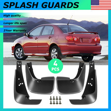 4pc For 2002-2005 Toyota Corolla Tires Mud Flaps Splash Guards Fender Whardware 4pc For 2002-2005 Toyota Corolla Tires Mud Flaps Splash Guards Fender Whardware