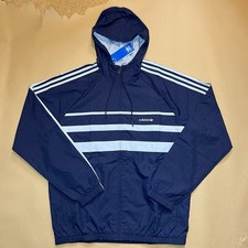 Adidas Originals The First Track Top Woven Jacket Zip Up Navy Medium Brand New✅