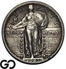 1923 Standing Liberty Quarter, XF++/AU