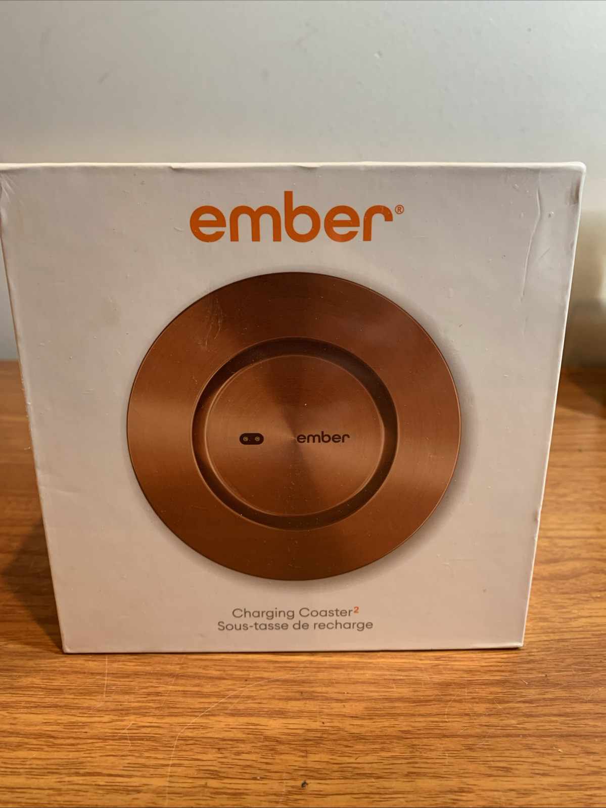 Ember Charging Coaster 2 with Extra Ceramic Mug in Copper, Brand New & Sealed