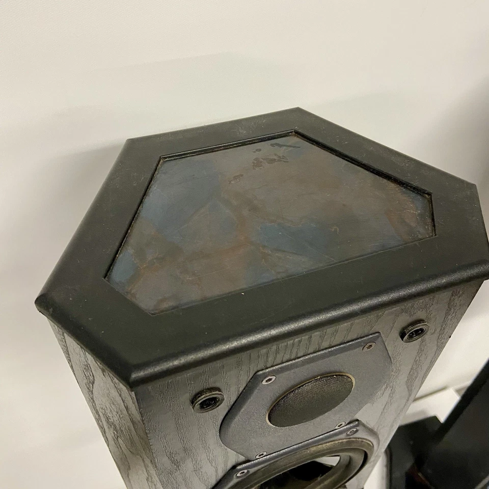 VINTAGE TANNOY 603 SPEAKER SET W/ ORIGINAL STANDS - WORKS WELL - READ — 第 4/4 张图片