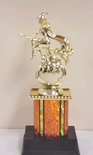Halloween Witch trophy award, Best Costumel, Cutest Couple, about 10.5" tall