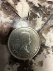 1959 Canada Canadian Caribou Quarter 25 Cents Elizabeth II 80% Silver Coin!