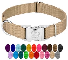 Country Brook Petz® Premium Nylon Dog Collar with Metal Buckle