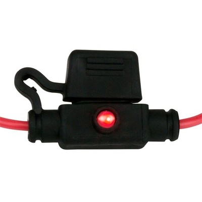 Sea-Dog ATM Mini Style Inline LED Fuse Holder - Up to 30A 445097-1 Fuse Blocks