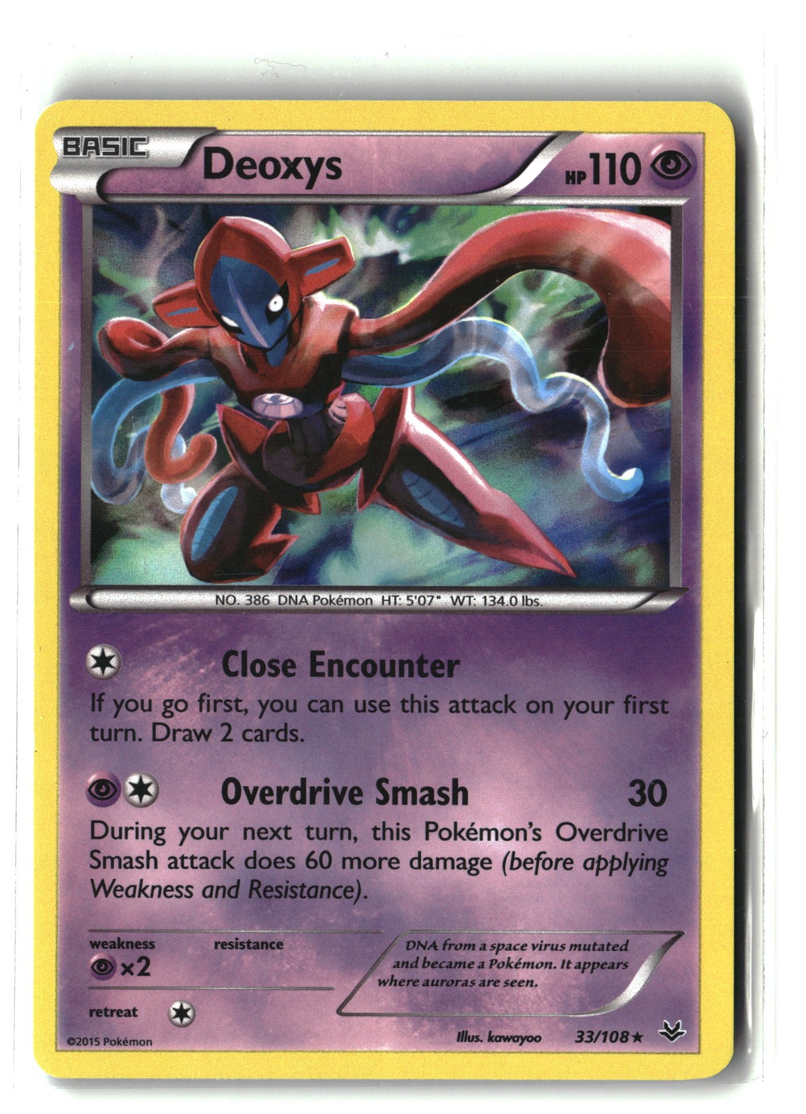XY - Roaring Skies #33/108 Deoxys