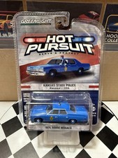 Hot Pursuit Kansas State Police 1975 Dodge Monaco Series 15 1/64 Diecast
