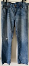 J.Crew Slim Broken In Boyfriend Size 31 Blue Distressed Jeans