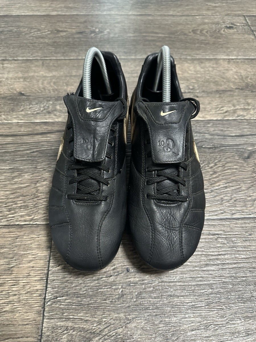 Vintage NIKE TIEMPO R10 RONALDINHO FG BOOTS 315357-027 2006 Us7