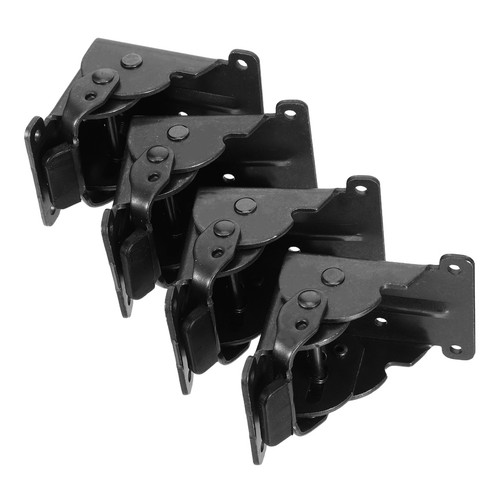 4 Pcs Spring Loaded Hinges 90 Degree Positioning Door Springs to Close - Picture 2 of 17