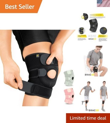 Customizable Open-Patella Knee Brace for Injury Recovery and Sports Performance