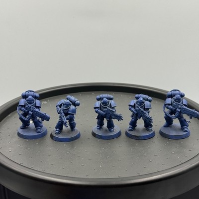 Warhammer 40k Space Marines Assembled QTY 5