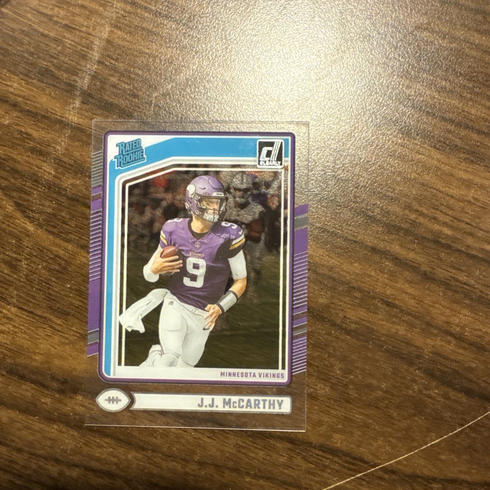 2024 Panini Clearly Donruss JJ McCarthy #61 Rated Rookie