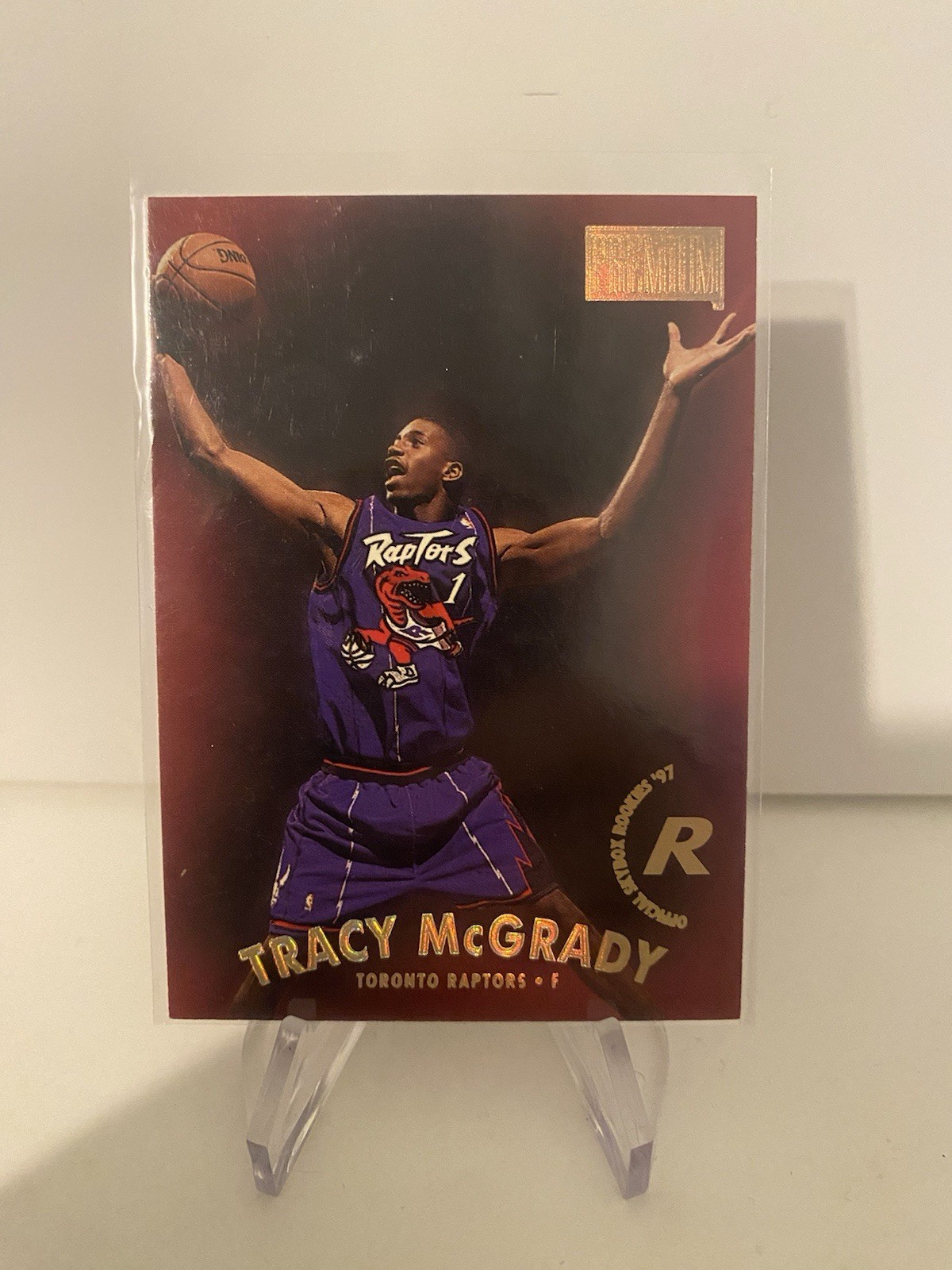 1997-98 SkyBox Premium Tracy McGrady Rookie #79 (RC) Toronto Raptors Rookie