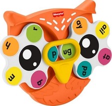 Fisher-Price Preschool Learning Toy Spin  n Rhyme Fidget Spinner, Owl-Themed Ear