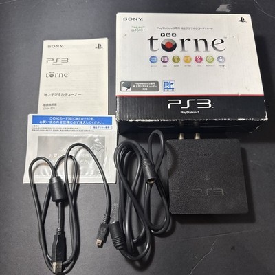 ソニーPlayStation3 CECH3000B torneセット プレステ3 Torne TV Tuner (Sony Playstation 3 PS3) CECH-ZD1J Main unit and