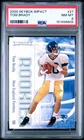 2000 Skybox Impact Rookies Tom Brady #27 (RC) PSA 8 New England Patriots
