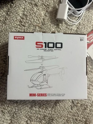 SYMA S100 Mini RC Helicopter with Gyro Stabilizer, Altitude Hold, 3.5 Channel... - Image 1 of 3
