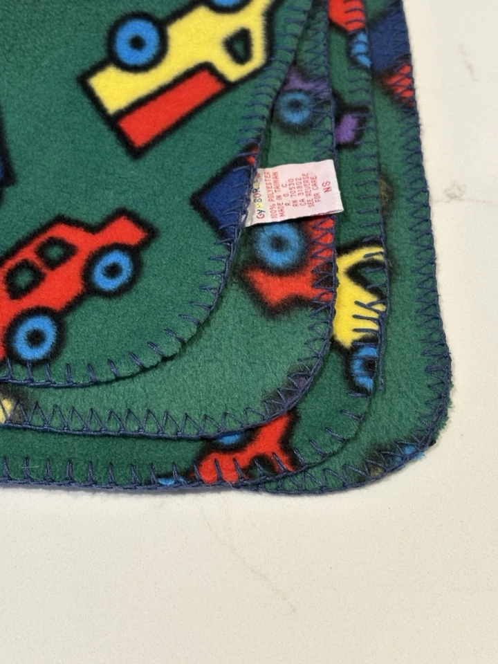 Manta polar vintage Gymboree Autobahn Cars niño bebé Foto 2 de 4