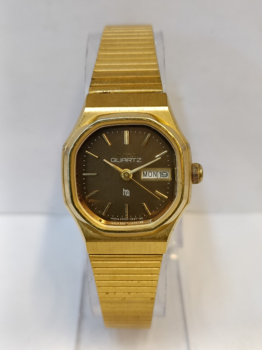 HMT QUARTZ BROWN DIAL 2050-1441 INDIA WOMEN'S WORKING CONDITION | eBay