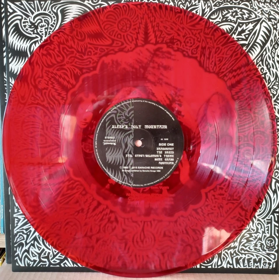 (31) Sleep - Sleep's Holy Mountain LP ltd, red vinyl + poster Foto 2 de 2