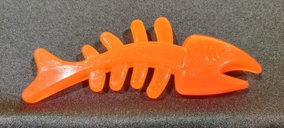 Fish Mint Chew Cat, Dog Toy 5 inch Fish Bone (frisco) 1 fish toy