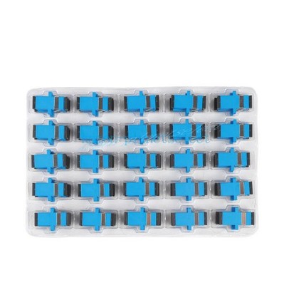 200x SC-SC Coupler Fiber Optic Connector Adapter SC UPC SM Flange Simplex