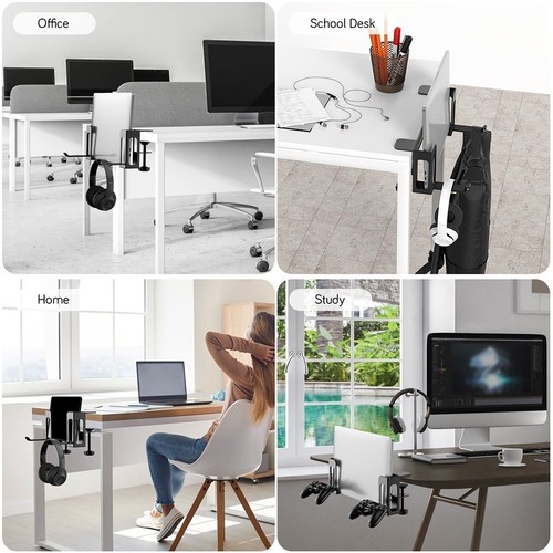 Höhenverstellbarer Laptophalter aus Metall für organisierten Arbeitsplatz in S - Photo 10/13
