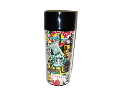 Starbucks Thermo-Serv Tumbler,  Made In USA, Pre-Owned Coffee Mug in GC.