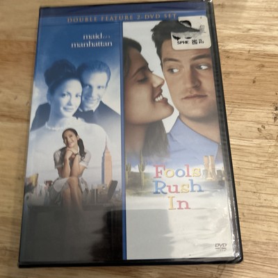 Maid in Mahanttan + Fools Rush In (Double Feature, DVD) NEW Authentic US