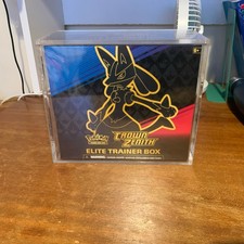  Pokémon Crown Zenith Elite Trainer Boxes Factory Sealed - acrylic case 