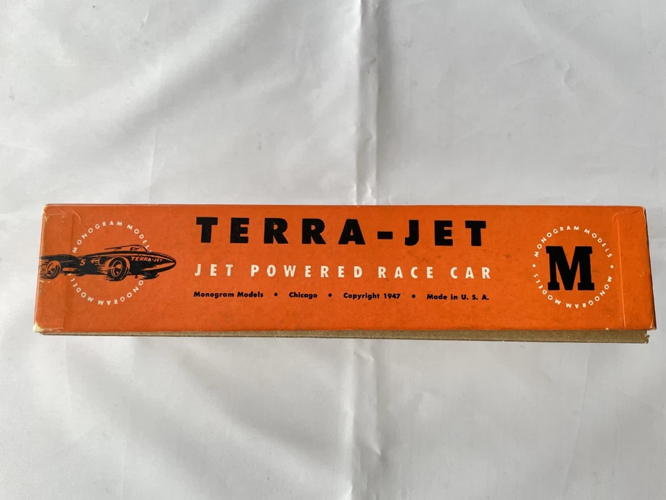 Vintage Monogram Terra Jet Race Car model kit 1/30 R2 unbuilt - Image 3 of 4