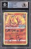 Pokemon Jason Paige signed 2019-22 Sword Shield Black Star Promos SWSH185 Moltre