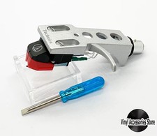 Audio-Technica AT-VM95C/H Microline Stereo Turntable Cartridge Combo Kit Stylus