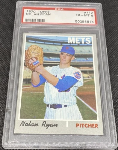 1970 Topps Nolan Ryan New York NY Mets #712 PSA 6 Ex-Mt
