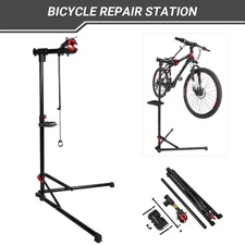 Heavy Duty Bike Repair Stand 66LBS, Adjustable Maintenance Bike w/Tool Tray