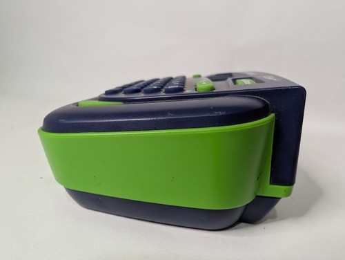 Brother P-Touch Personal Electronic Label Maker Printer Model PT-80 Green & Blue - Picture 4 of 11