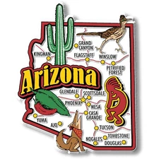 Arizona Jumbo State Magnet by Classic Magnets