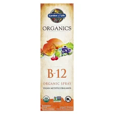 Organics, B-12 Organic Spray, Raspberry, 2 fl oz (58 ml)