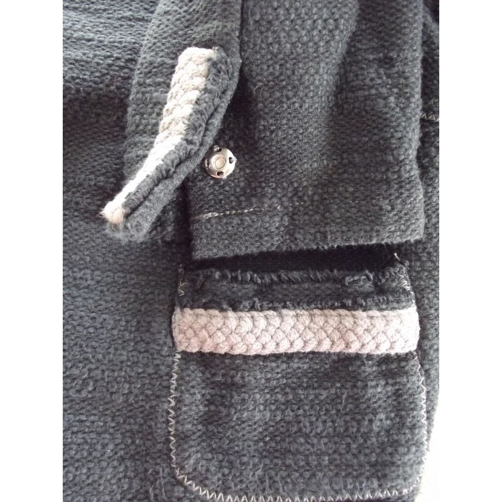 American Eagle Blazer Jacket Size Medium Navy Blu… - image 8