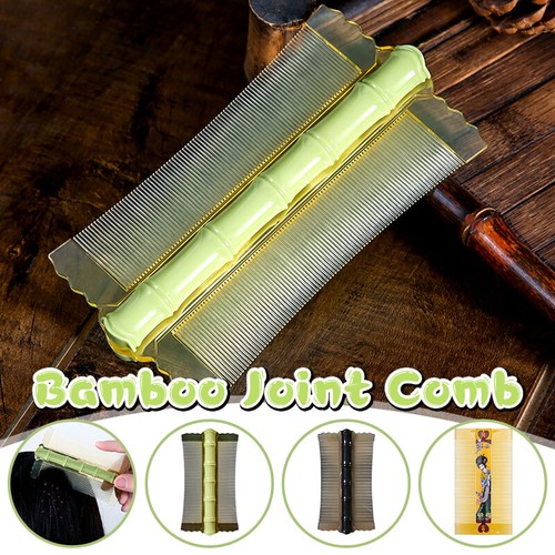 Peine de bambú para piojos articulares eliminar la caspa cuero cabelludo limpieza peine de masaje herramienta para el cabello - Imagen 2 de 14