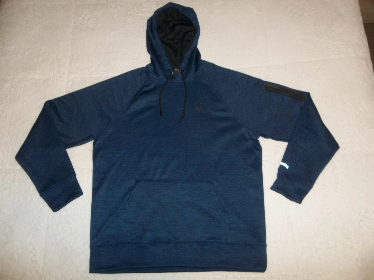 UNWORN Mint SPYDER Active Dark Blue HOODIE Hooded Sweatshirt MENS M Medium
