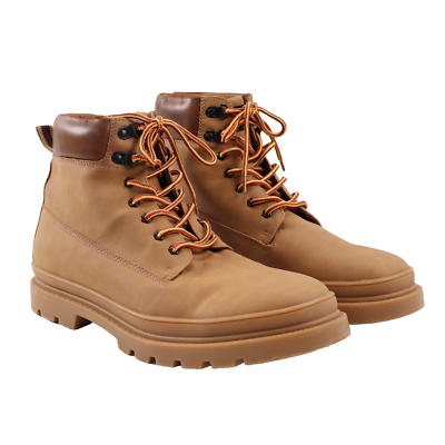 ?STEVE MADDEN Men\'s Gabber Ortholite Lace Up Combat Boots, Tan Nubuck 12US/45EU ?STEVE MADDEN Men main image 4