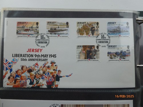 Jersey Stamps 1995 Set of 10x FIRST DAY COVERS / DEFINITIVE ISSUE / Unaddressed - Picture 4 of 19