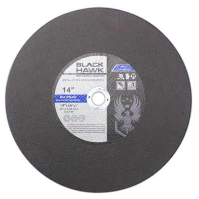 10 Pack 14'' x 1/8'' x 1'' Chop Saw Wheel Metal and Stainless Steel Cutting Disc